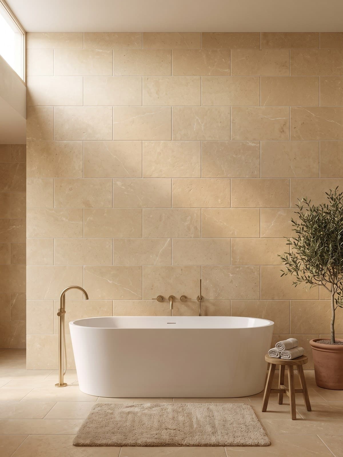 Atlas Beige Honed Aged — application 2